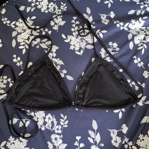 Zara black bikini top